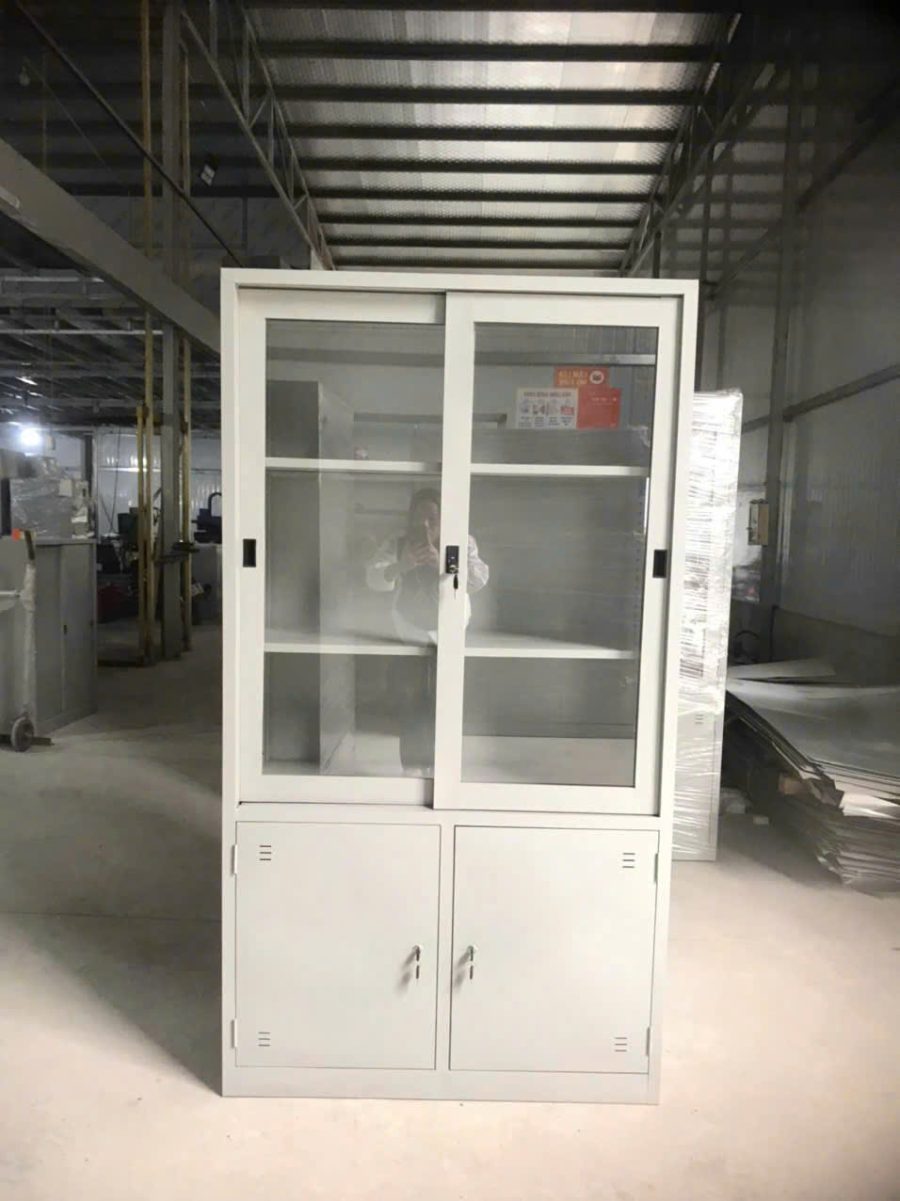 Tủ sắt văn phòng K3 cánh lùa